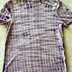 🍋Lululemon Athletica Purple Tie-Dye Short Sleeve Tee